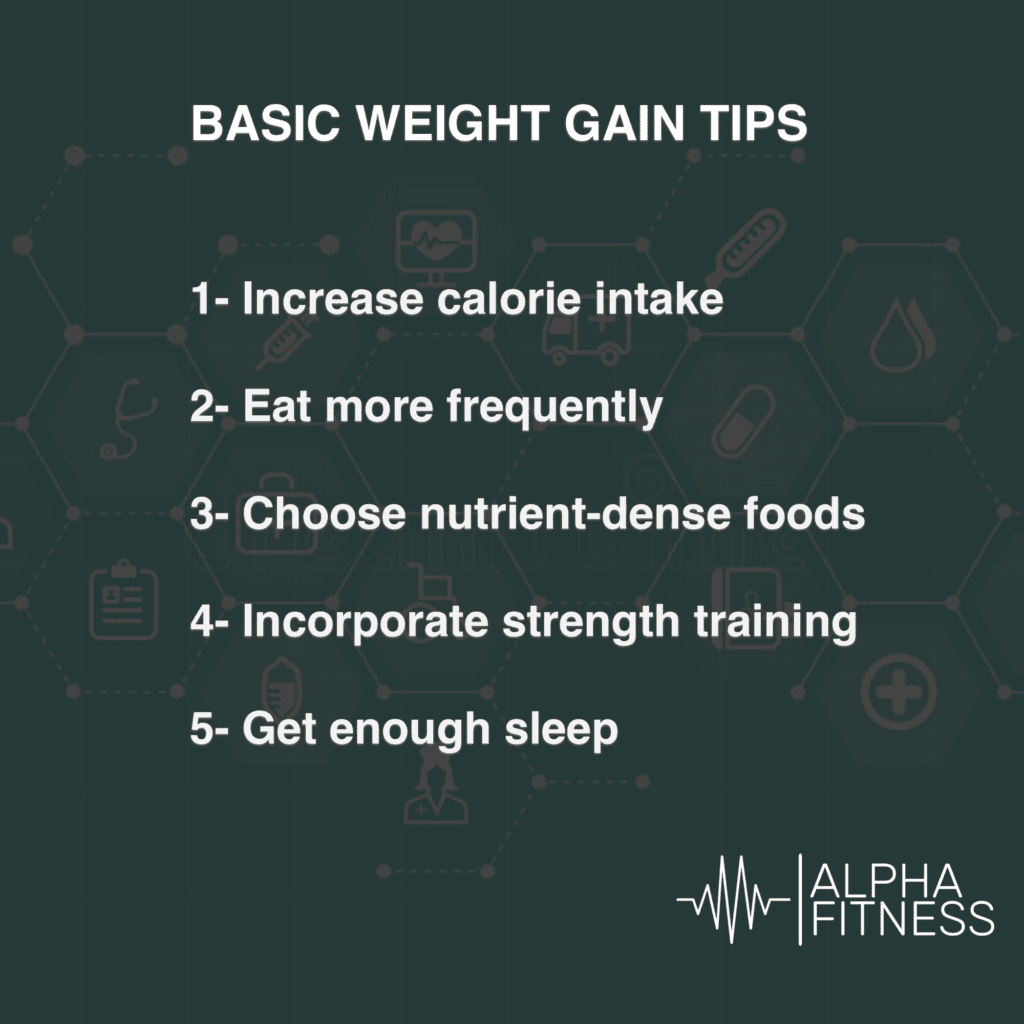 Basic Weight Gain Tips