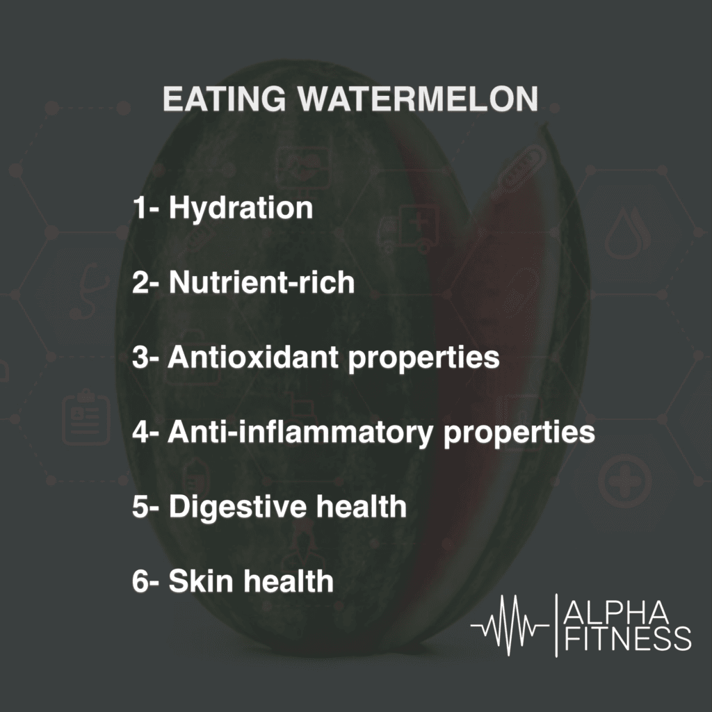 Benefits of eating Watermelon