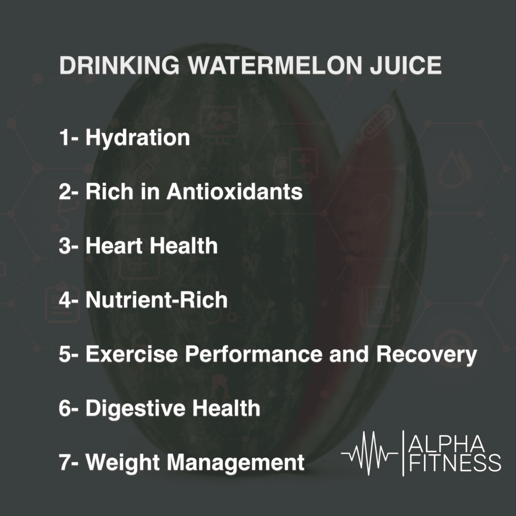 Benefits of drinking Watermelon juice