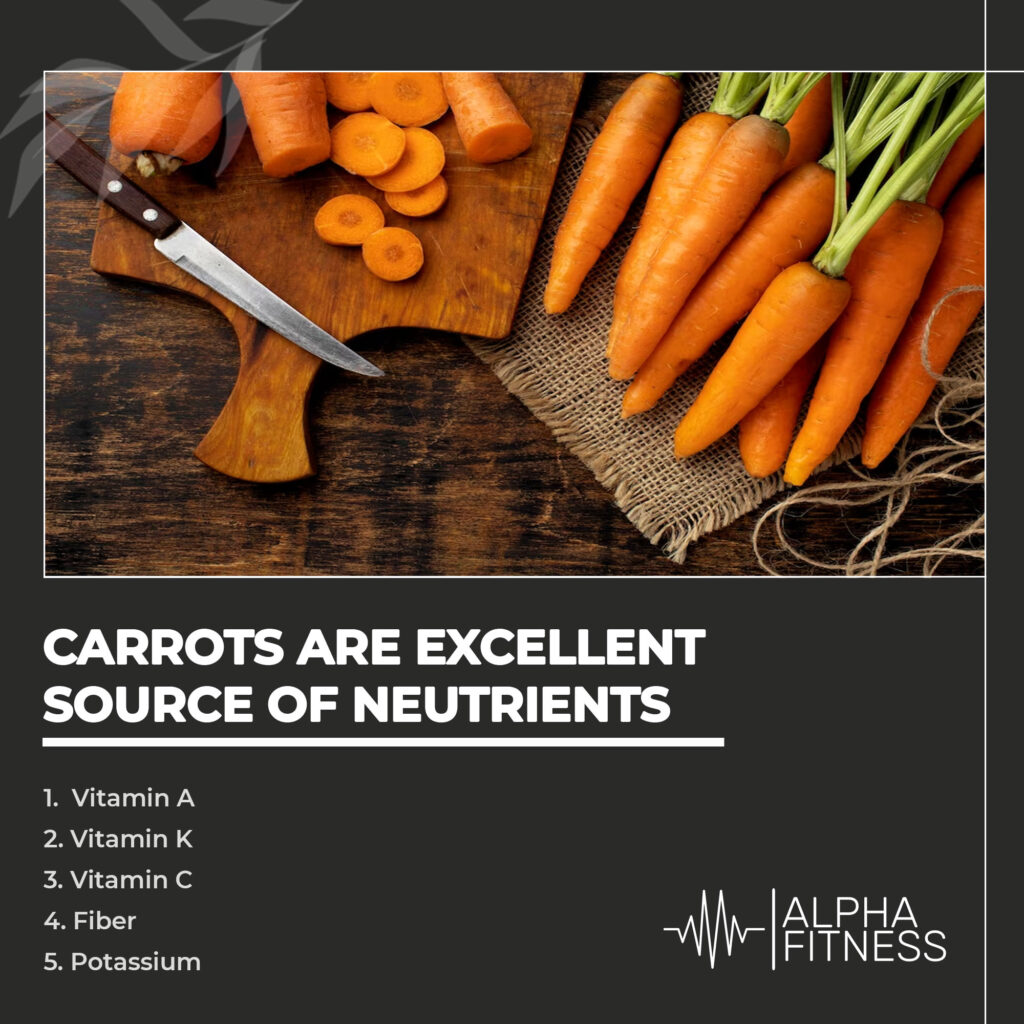 Carrots are excellent source of neutrients