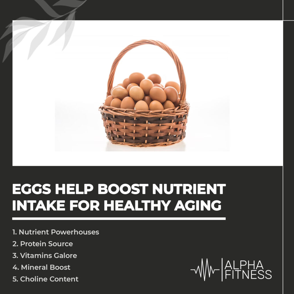 Eggs help boost nutrient intake for healthy aging