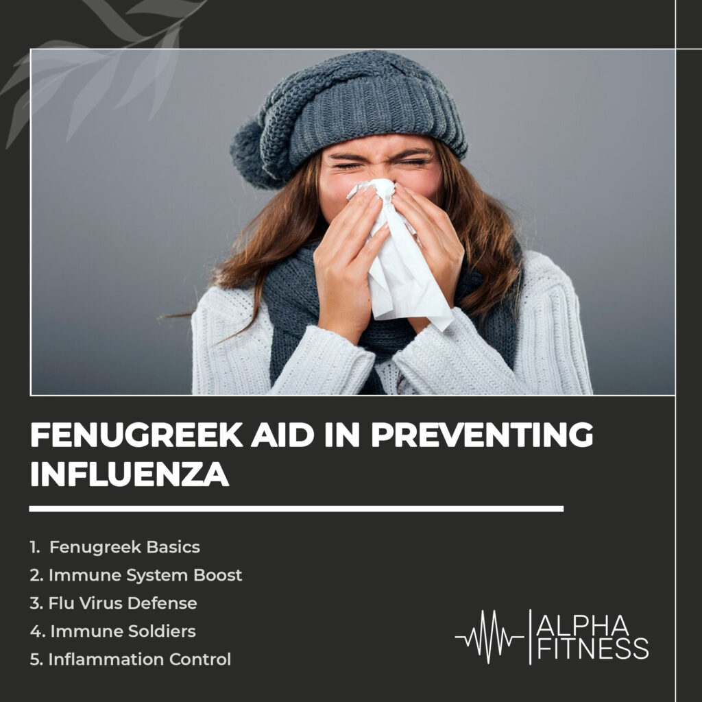 Fenugreek aid in preventing influenza