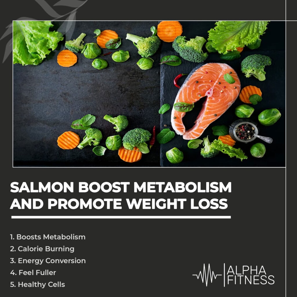 Salmon boost metabolism and promote weight loss