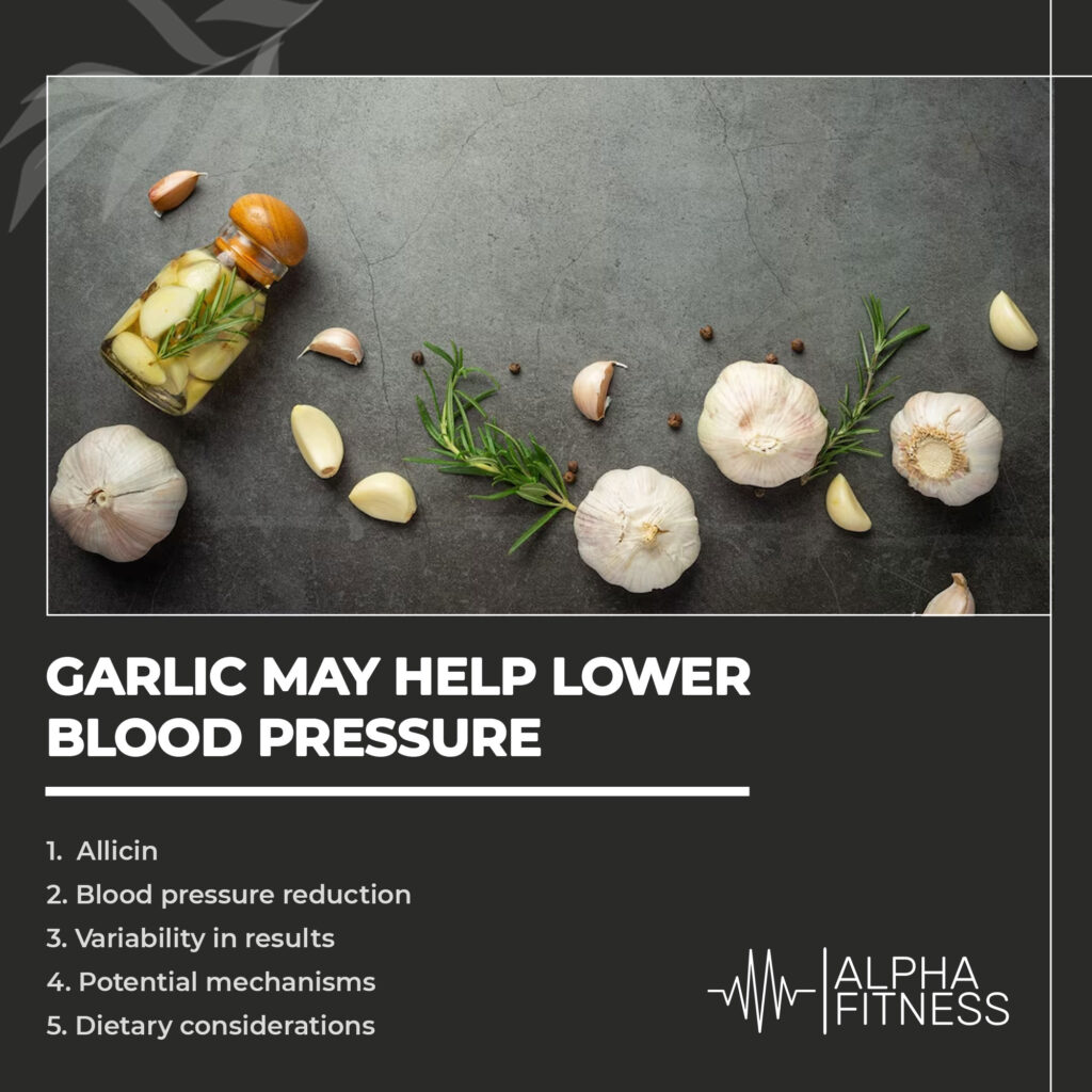 Garlic May Help Lower Blood Pressure