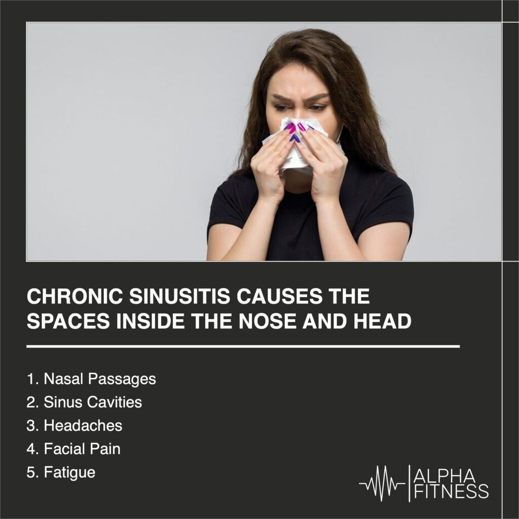 Chronic sinusitis causes the spaces inside the nose and head - AlphaFitness.Health