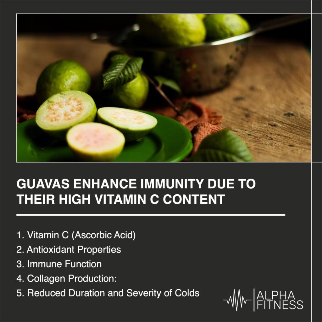 Guavas enhance immunity due to their high vitamin C content - AlphaFitness.Health