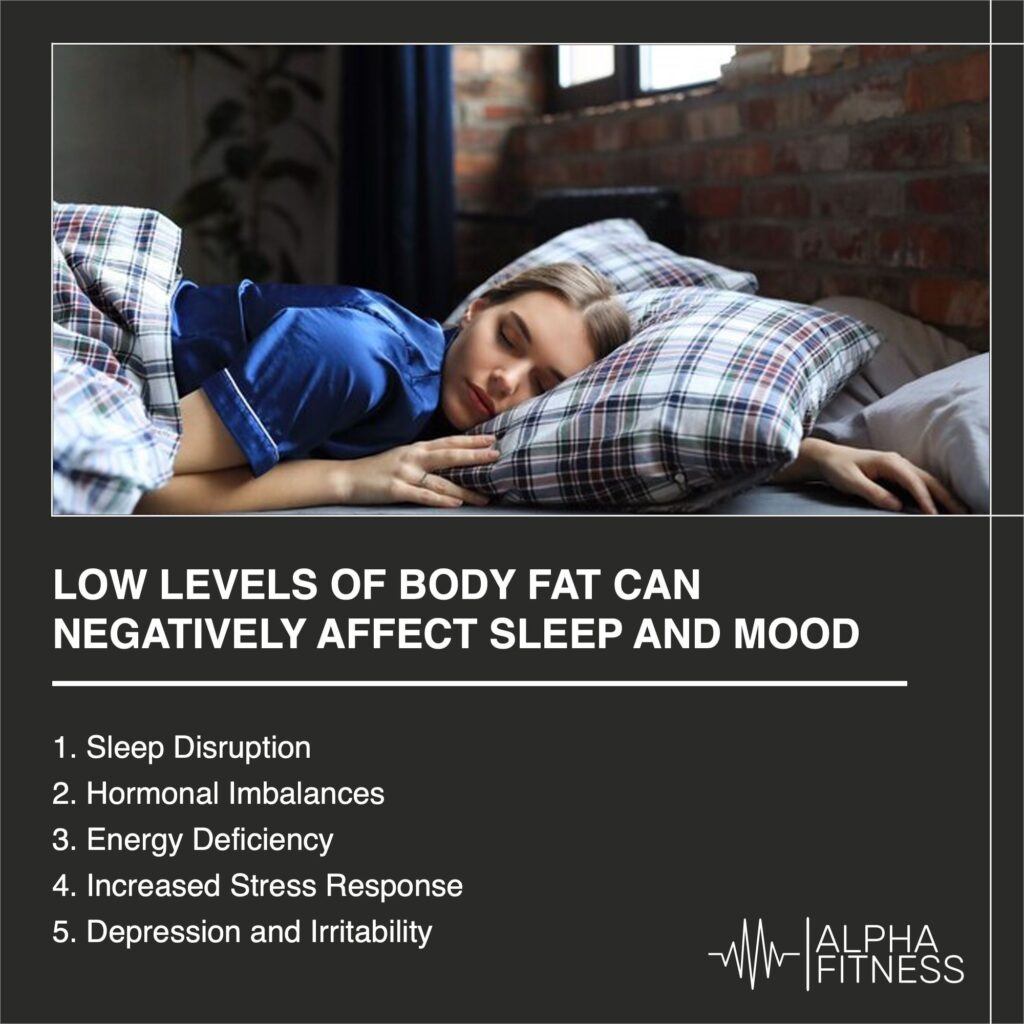 Low levels of body fat can negatively affect sleep and mood - AlphaFitness.Health