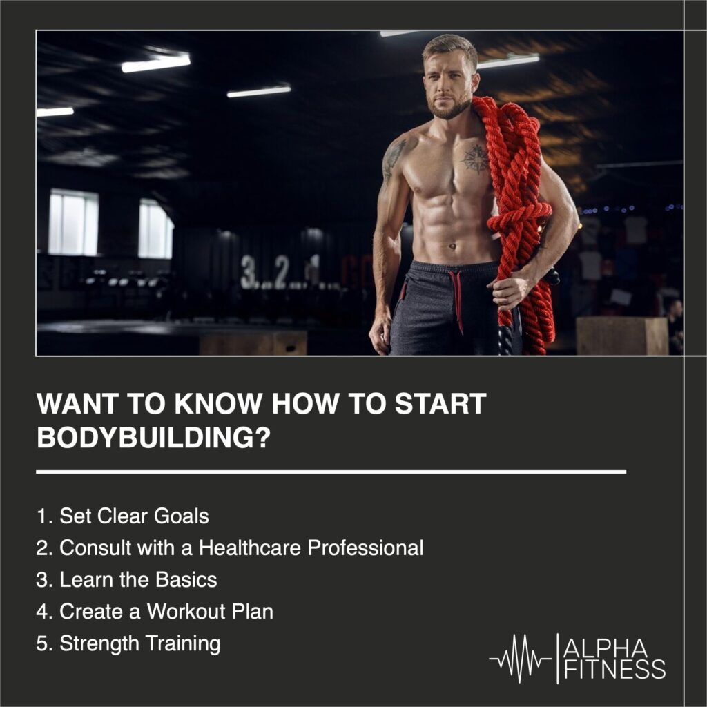 Want to know how to start bodybuilding? - alphafitness.health