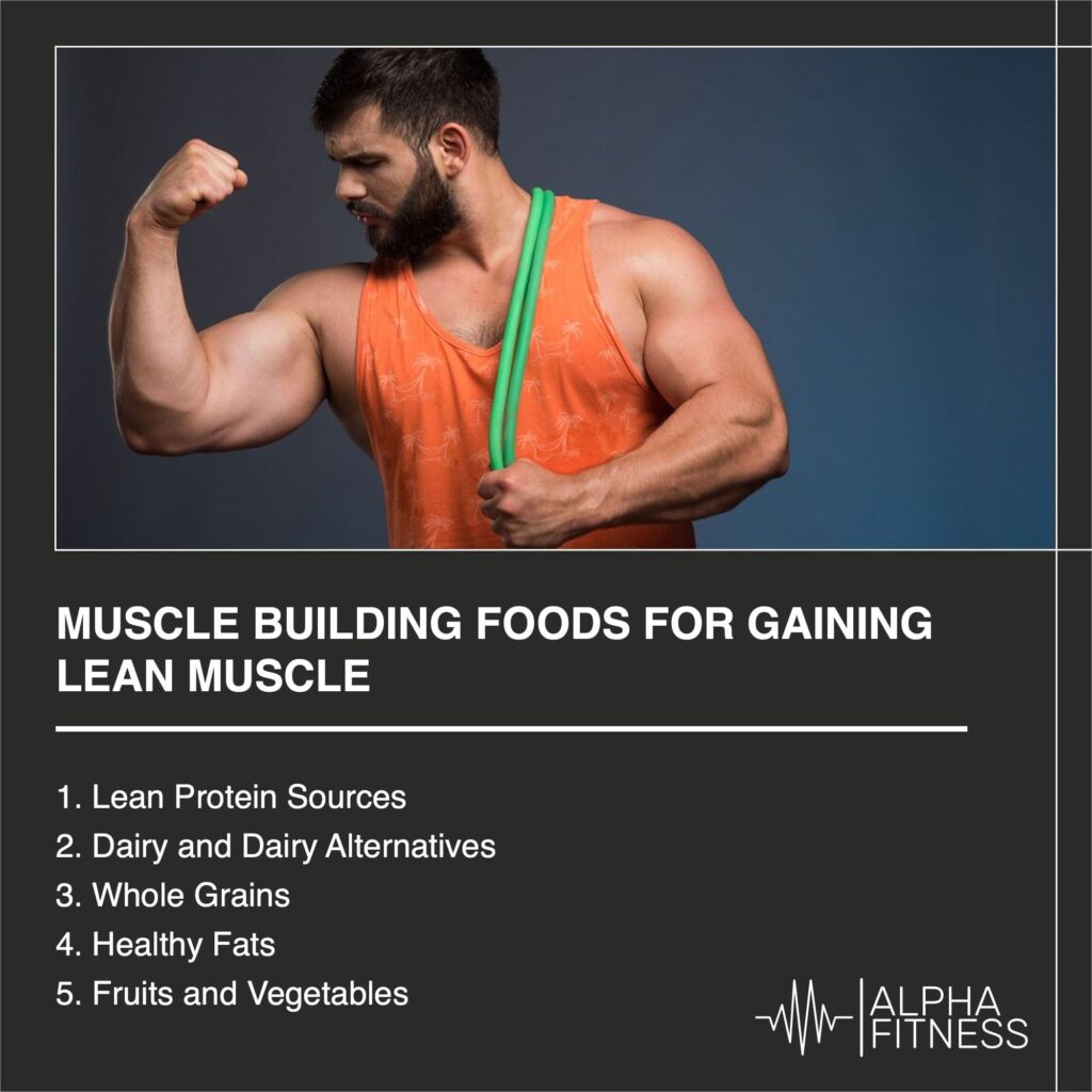 Muscle building foods for gaining lean muscle - alphafitness.health