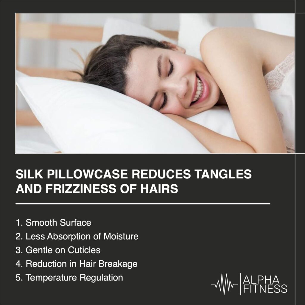 Silk pillowcase reduces tangles and frizziness of hairs - alphafitness.health