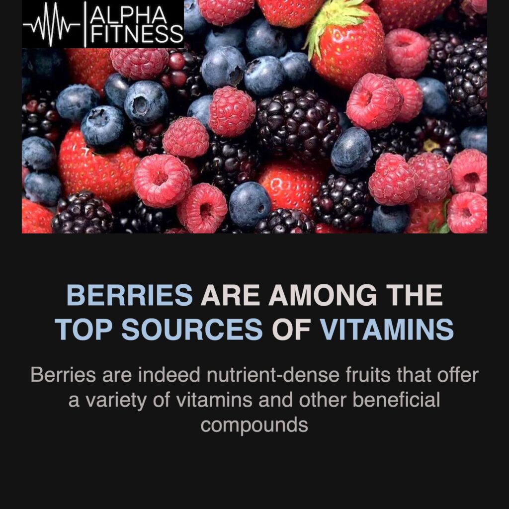 Berries are among the top sources of vitamins - alphafitness.health