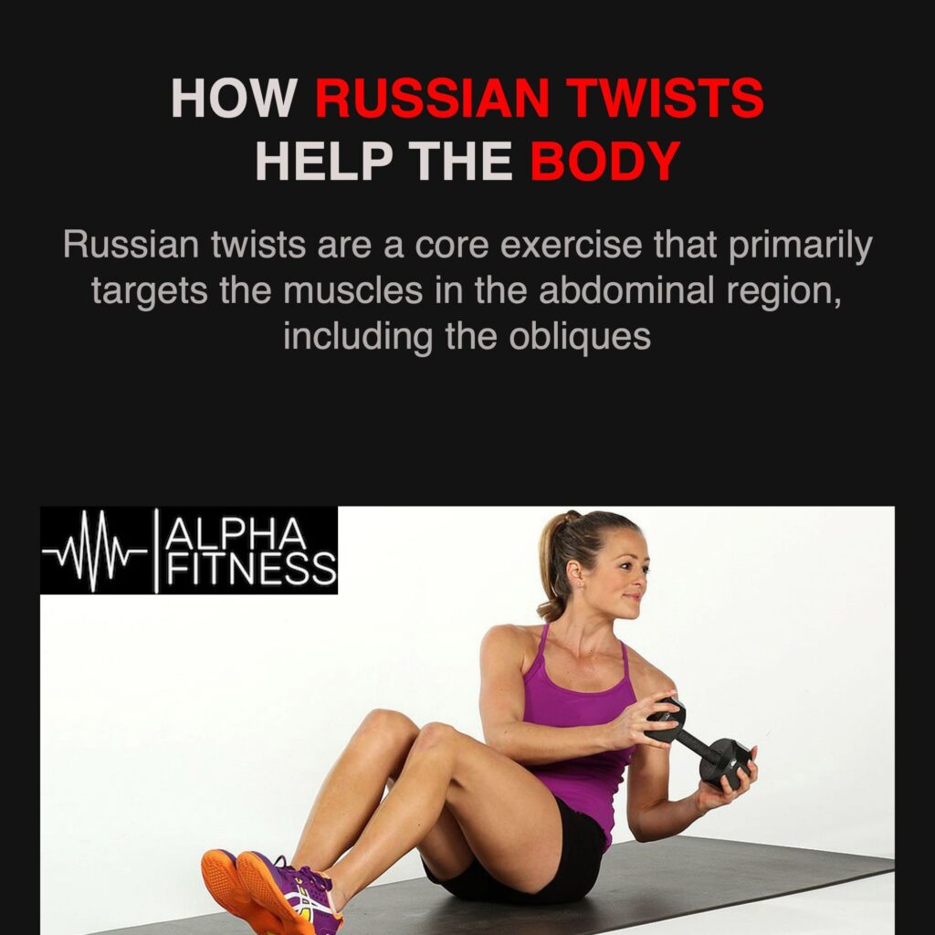 How Russian twists help the body - alphafitness.health